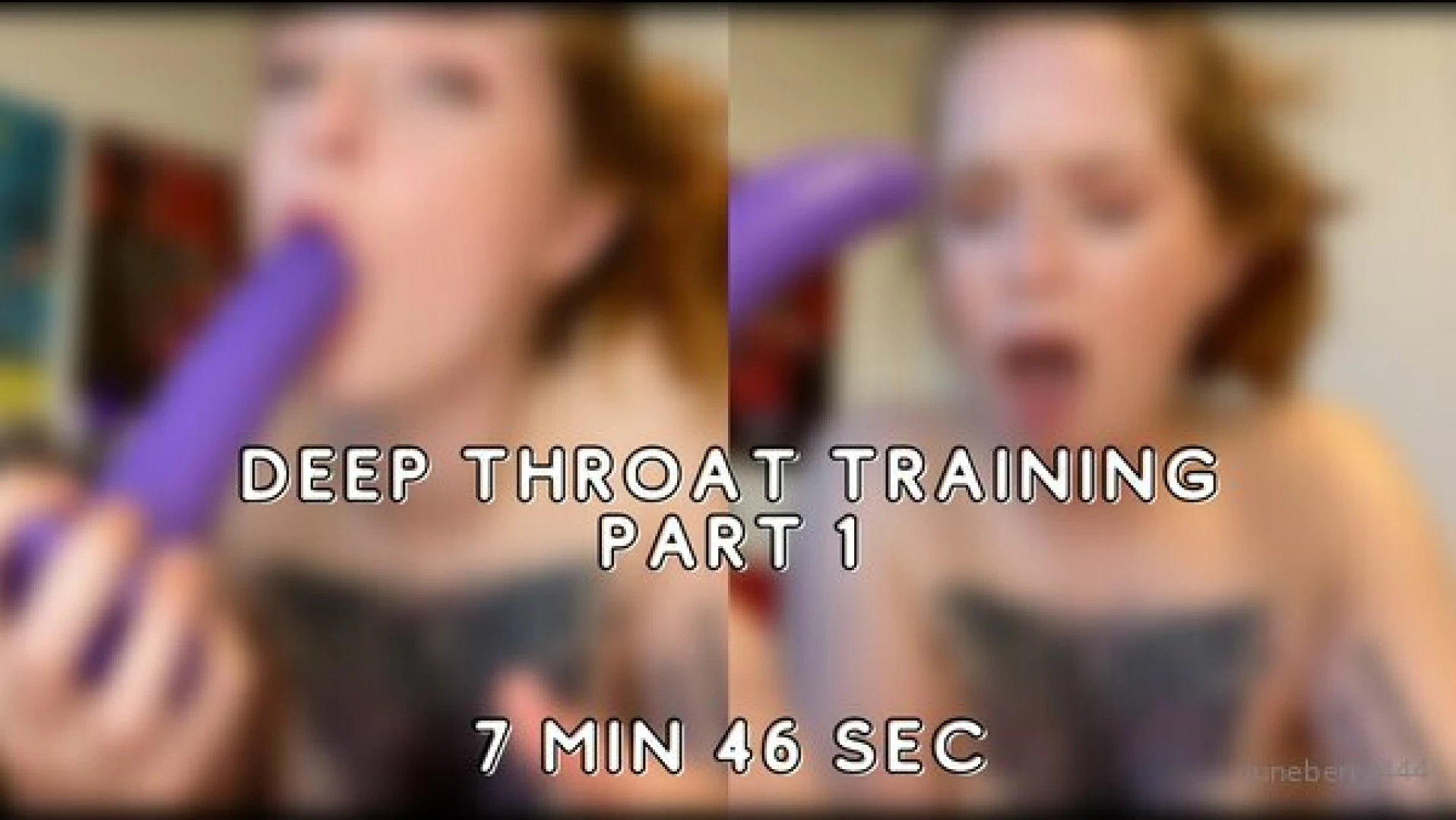 I used to deep throat a lot but i took a bit of a break time to see if part 1 