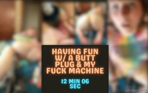 Remember those butt plug pics i posted well i ended up wanting to try