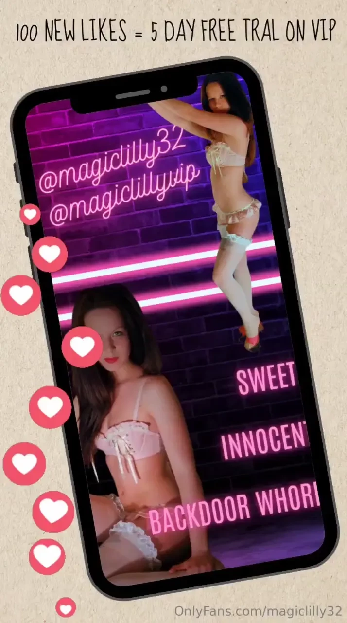Like my free content to get a trial to my vip page 