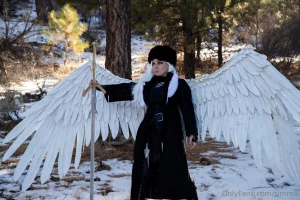 I also did a winter yasha photoshoot up on big bear mountain me and a part 2