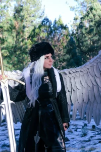 I also did a winter yasha photoshoot up on big bear mountain me and a part 1