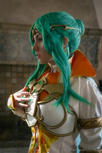 I finally got photos of my queen elincia cosplay this is for me and part 1