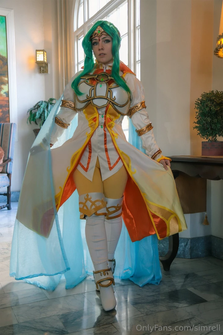 I finally got photos of my queen elincia cosplay this is for me and 