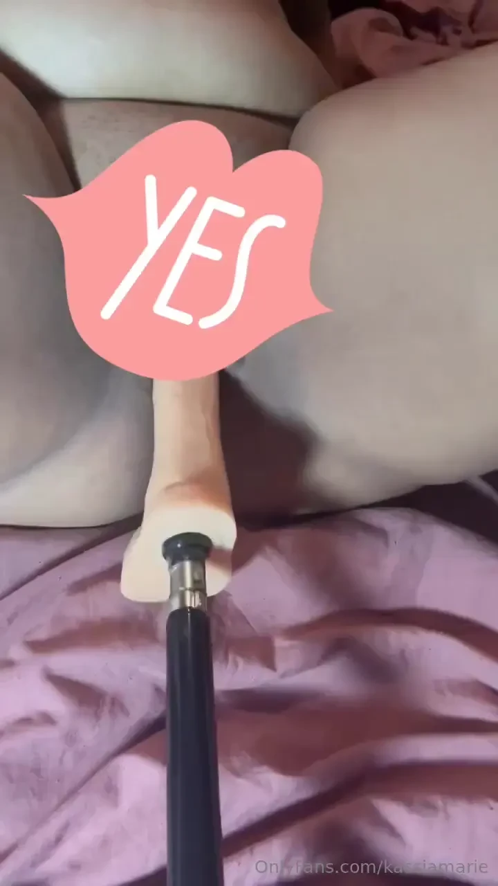 Wanna watch me get fuck by a fucking machine video drops friday on 