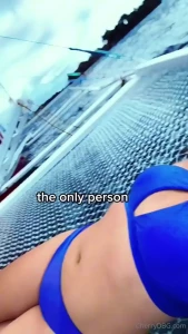 Relaxing on the boat come join with me darling watch me more in my vip