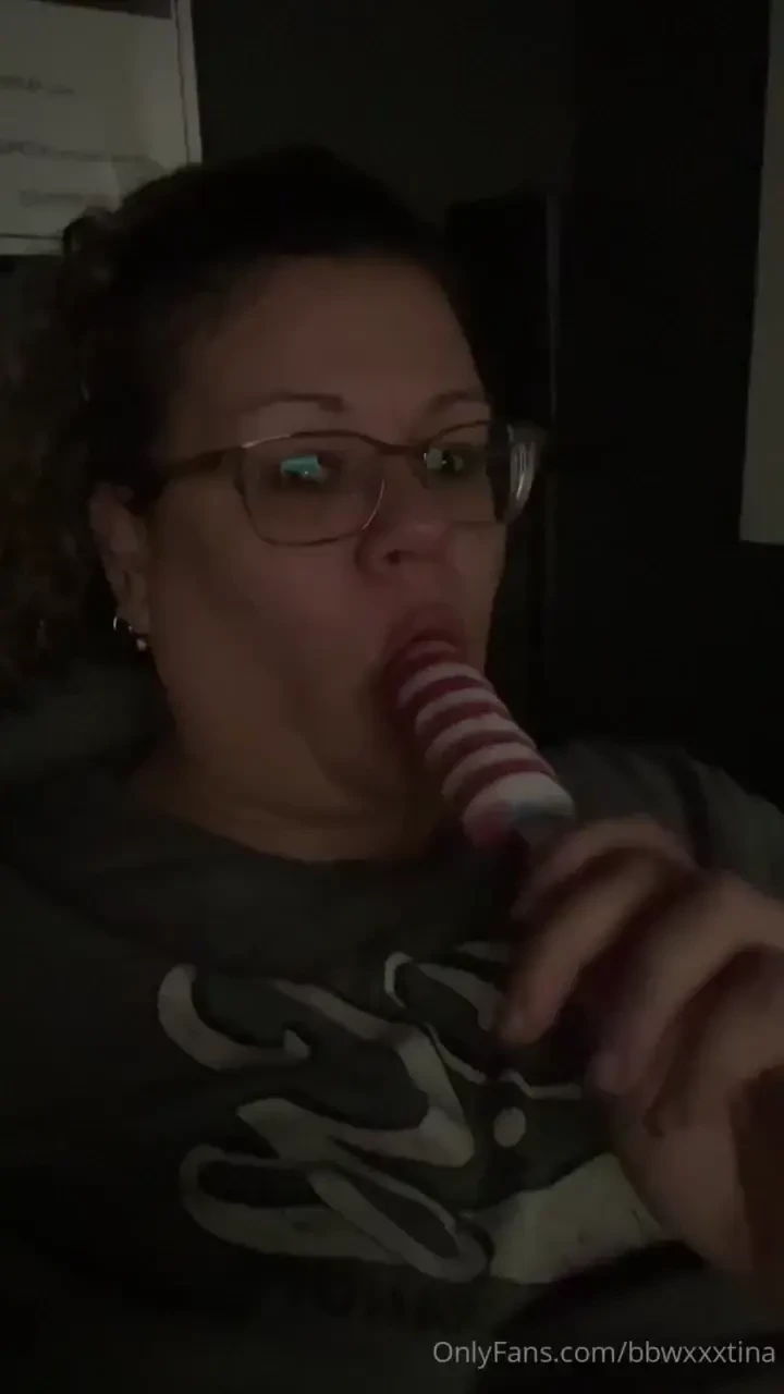 Just enjoying a popsicle after being the hospital getting iv treatment 