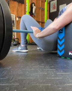 Out here thrusting a barbell just a normal thursday