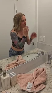 I was getting ready for my day and suddenly got super horny