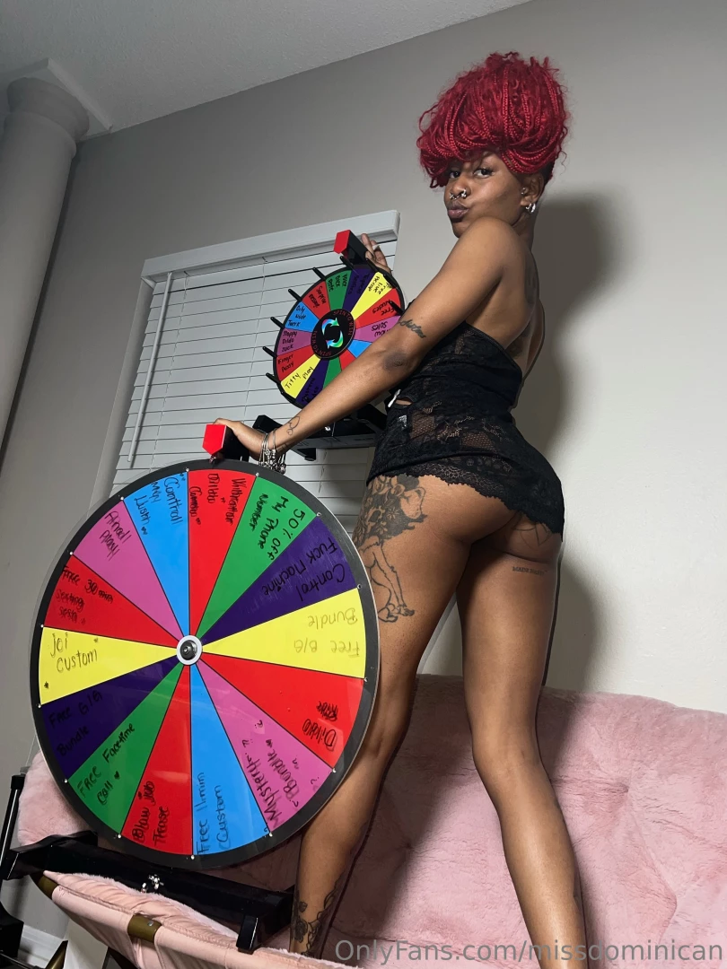 Sinfulredd is hosting a wheel of sex live right now join her live and 
