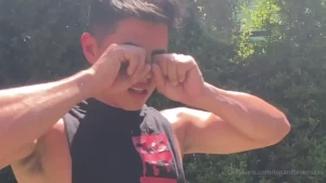 Sexy outdoor workout time greu28 stumbles upon his buddies me