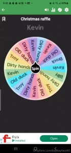 Congratulations to old duck and kev for winning the christmas raffle part 1