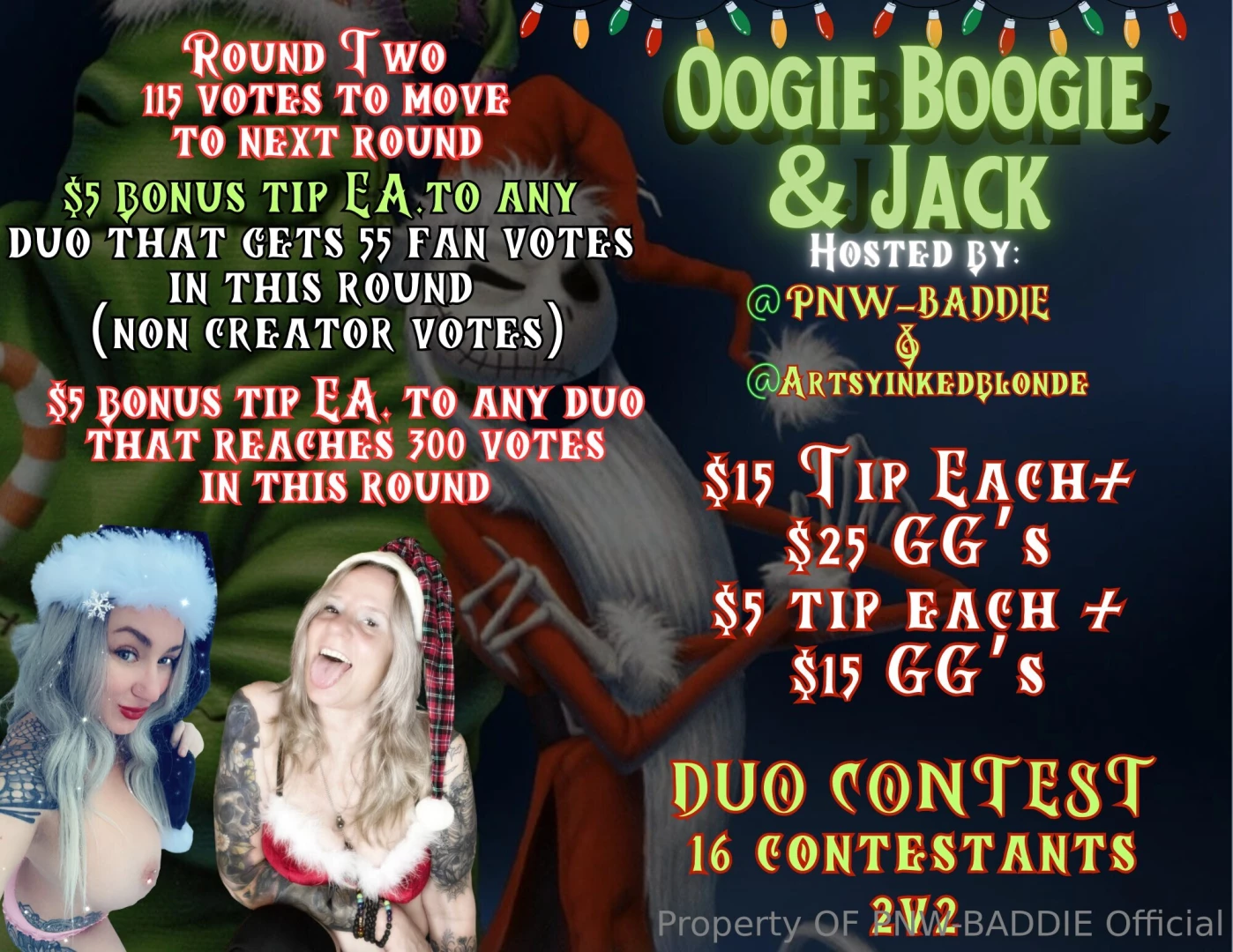 Oogie boogie amp jack round 2 nbsp artsyinkedblonde amp pnw-baddie part 2 