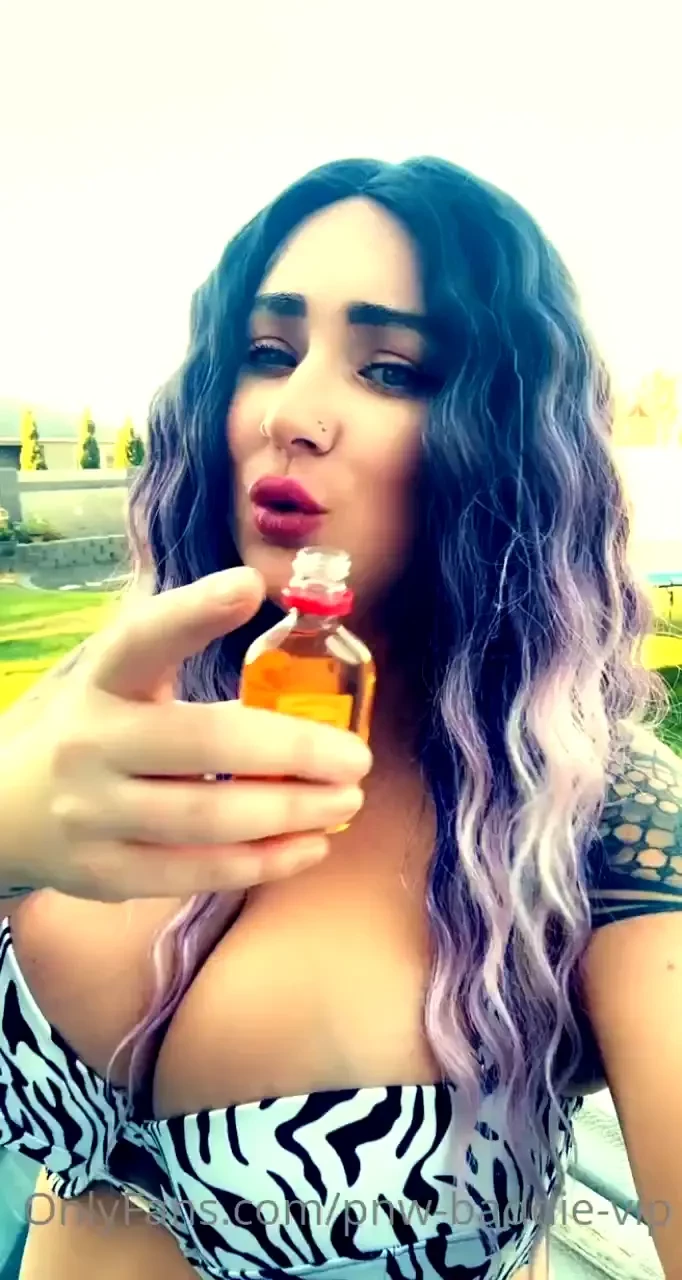 Just singing and drinking fireball in the hot tub 