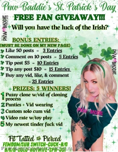 Luck of the irish fan giveaway it s time for the luck of the irish
