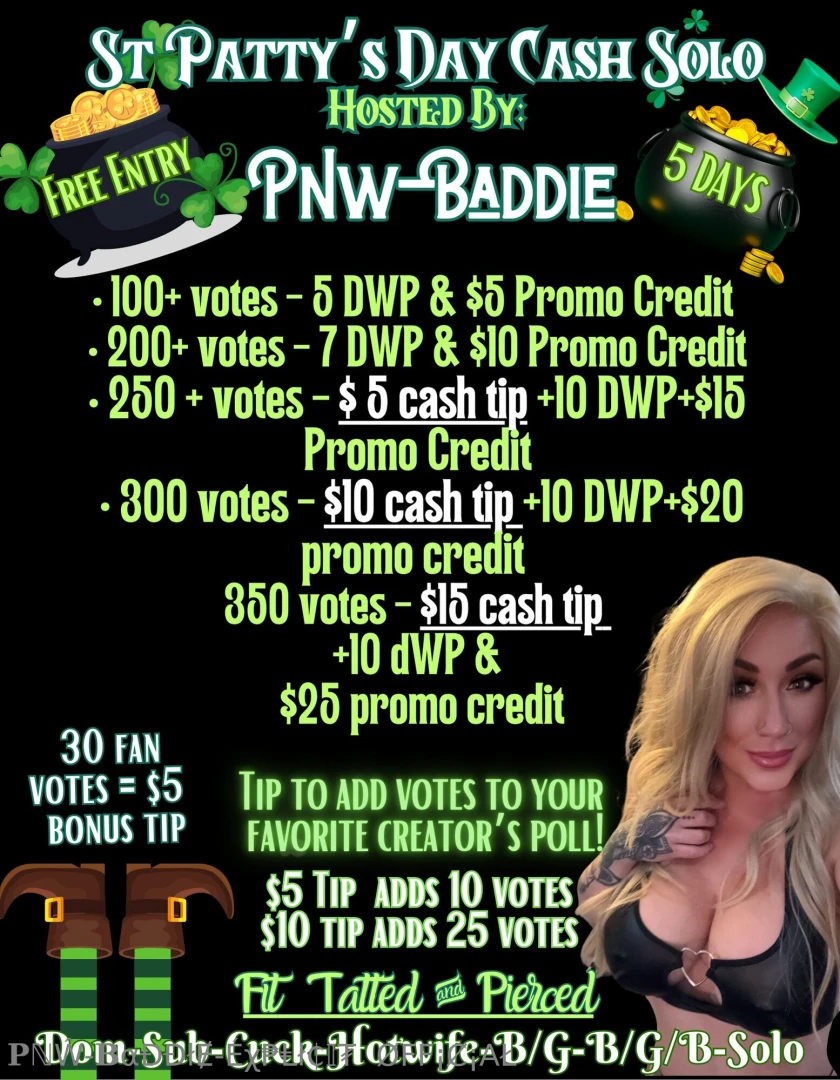 St patty s day cash solo promo kat_rinka want your own solo nbsp nbsp part 1 