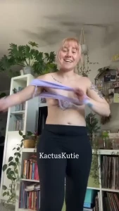 Getting undressed dressed for my just dance livestream it was so much