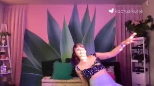 Being a goofball while setting up my cam before a livestream silly