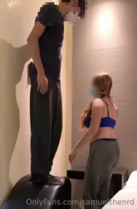 A girl hang me on a coat hook and she gave me some wedgies