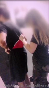 Receiving wedgies from girl like for more