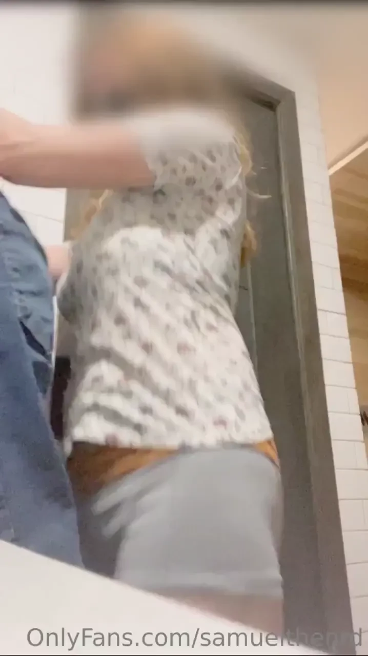 While i washing my hands my friend karla reach my underwear and give 