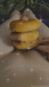 You can stack donuts on it dick girldick stack donutstack cock tgirl part 1