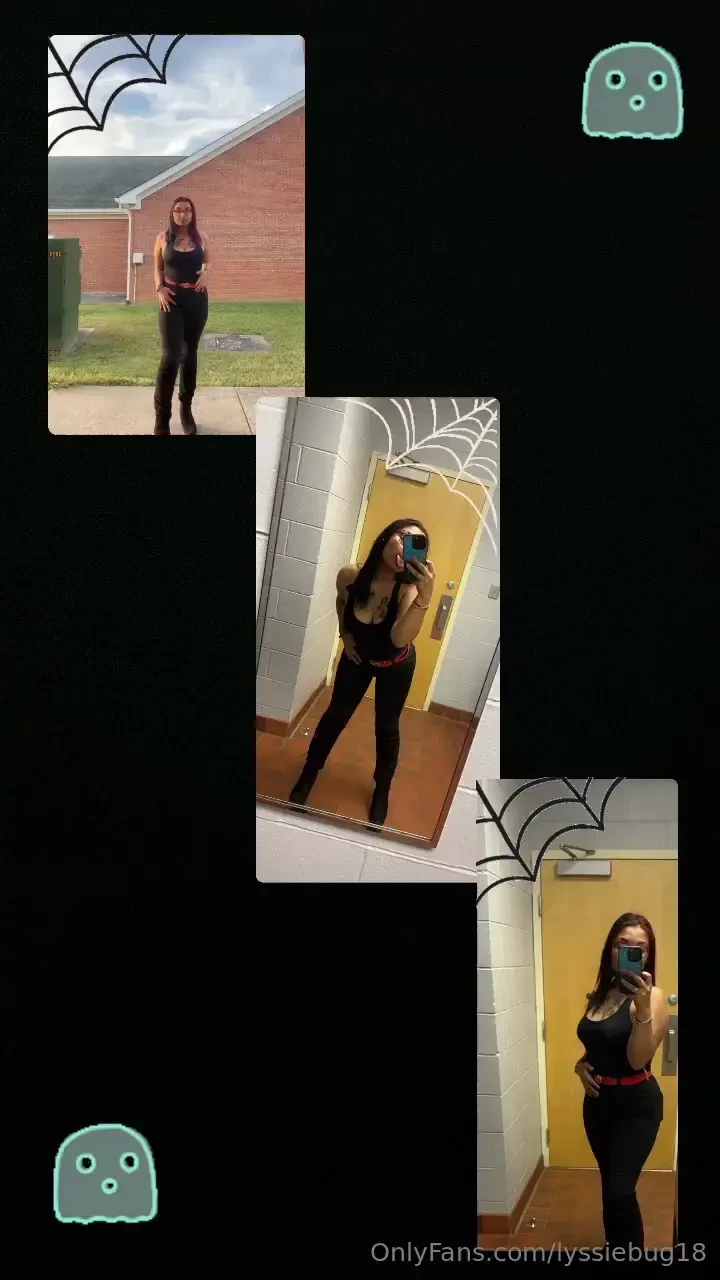 Kisses baby spooky season 