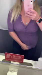 Braless on my flight home to utah