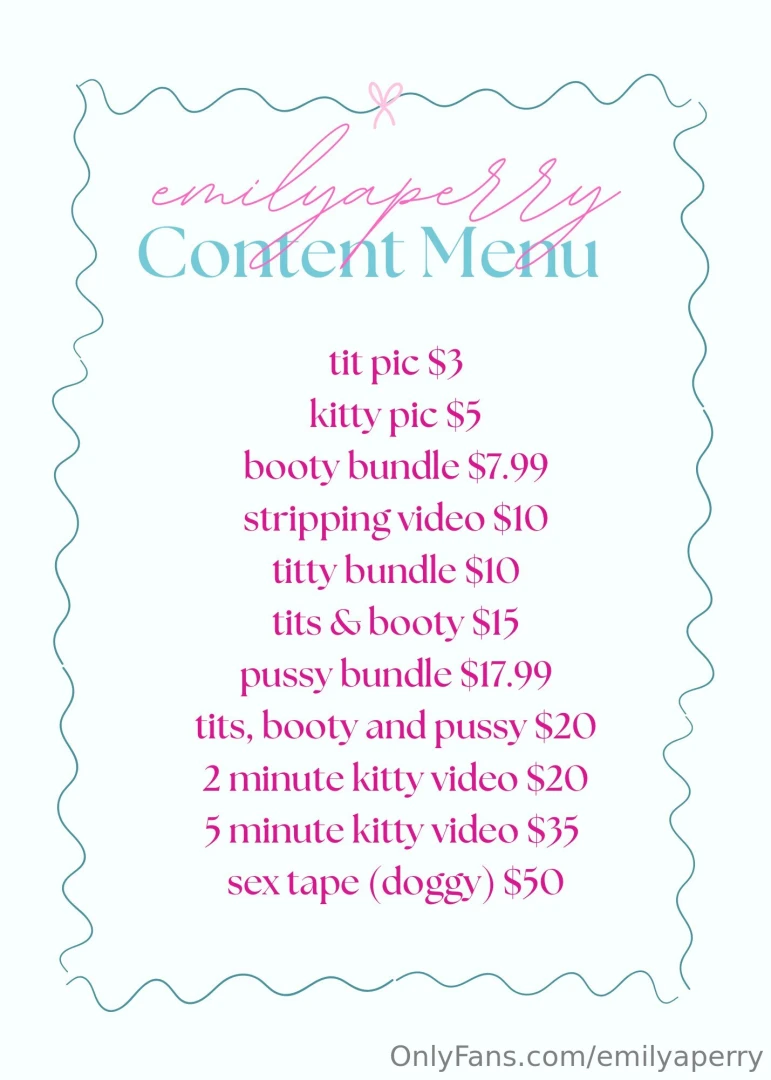 Hello everyone here s my menu 