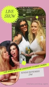 Save the date monday september 23rd porn legend dyanna lauren and i