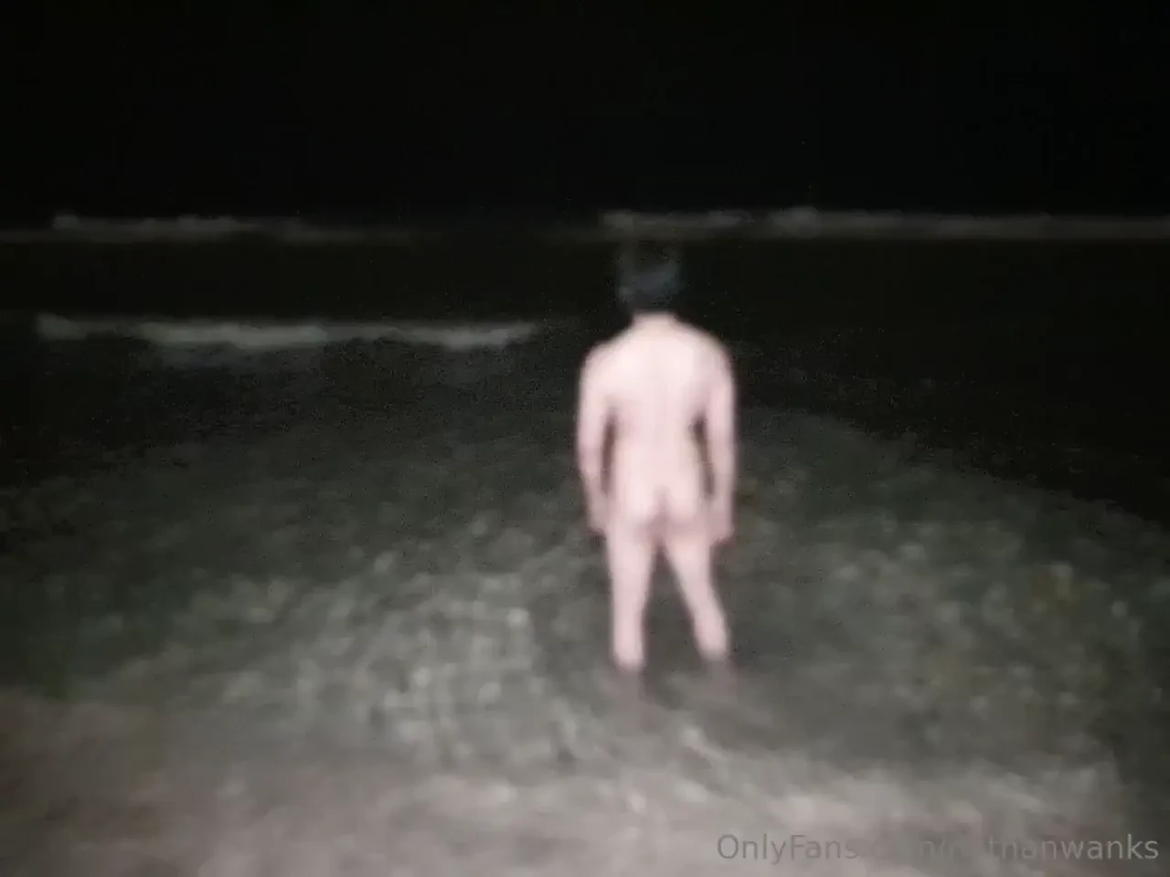 Nude beaches in the winter at night 