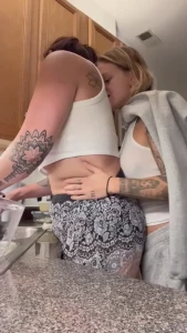 What doing dishes typically looks like in our house