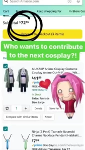Who wants to contribute to my next cosplay lady tsunada you know you