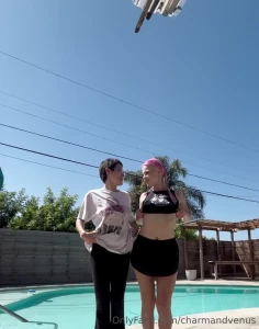 What better way to christen the new house than with a titty flash