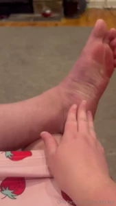 Teasing with my dirty feet