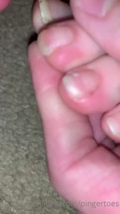 Cleaning before my trim and pedicure yes i saved the clippings and jam