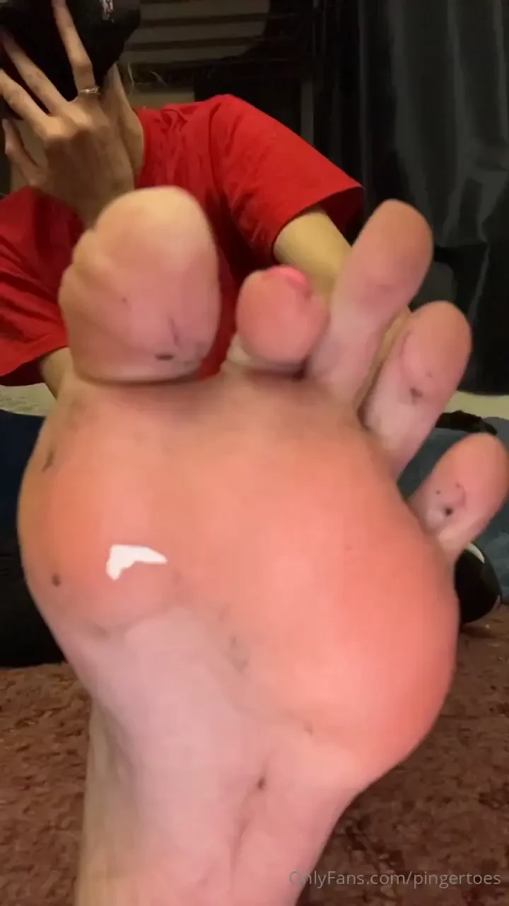 The nastiest feet after work and so so stinky 