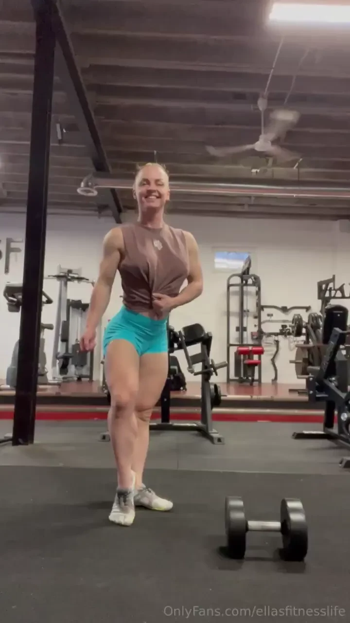 A little bit from today leg workout 