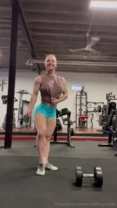 A little bit from today leg workout