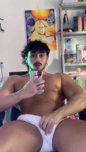 I was so horny that i came by hitting one over my underwear