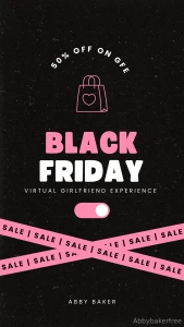 Black friday 50 off in gfe - unlimited sexting - unlimited pics - chat