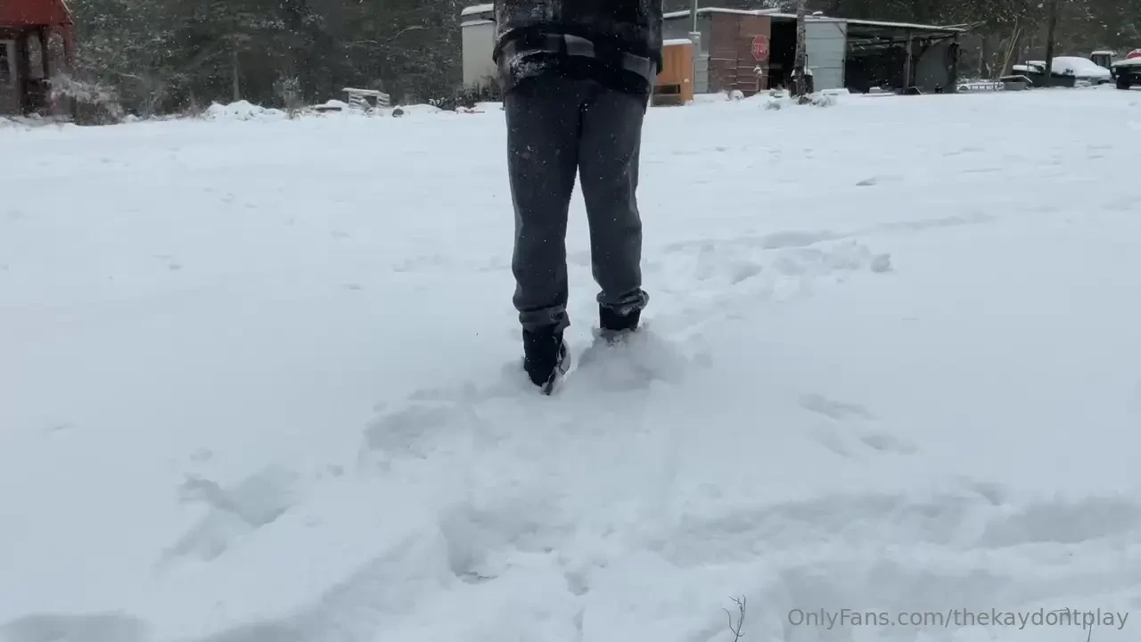 Having fun in the snow in south ms 