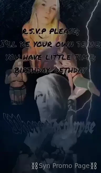 I only want the blackest of presents it s my birthday dethday come 