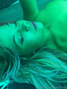 Come join my livestream while i lay under the solarium this evening 9 part 1