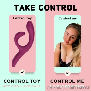 You decide what happens next choose to control my toy or me i will be