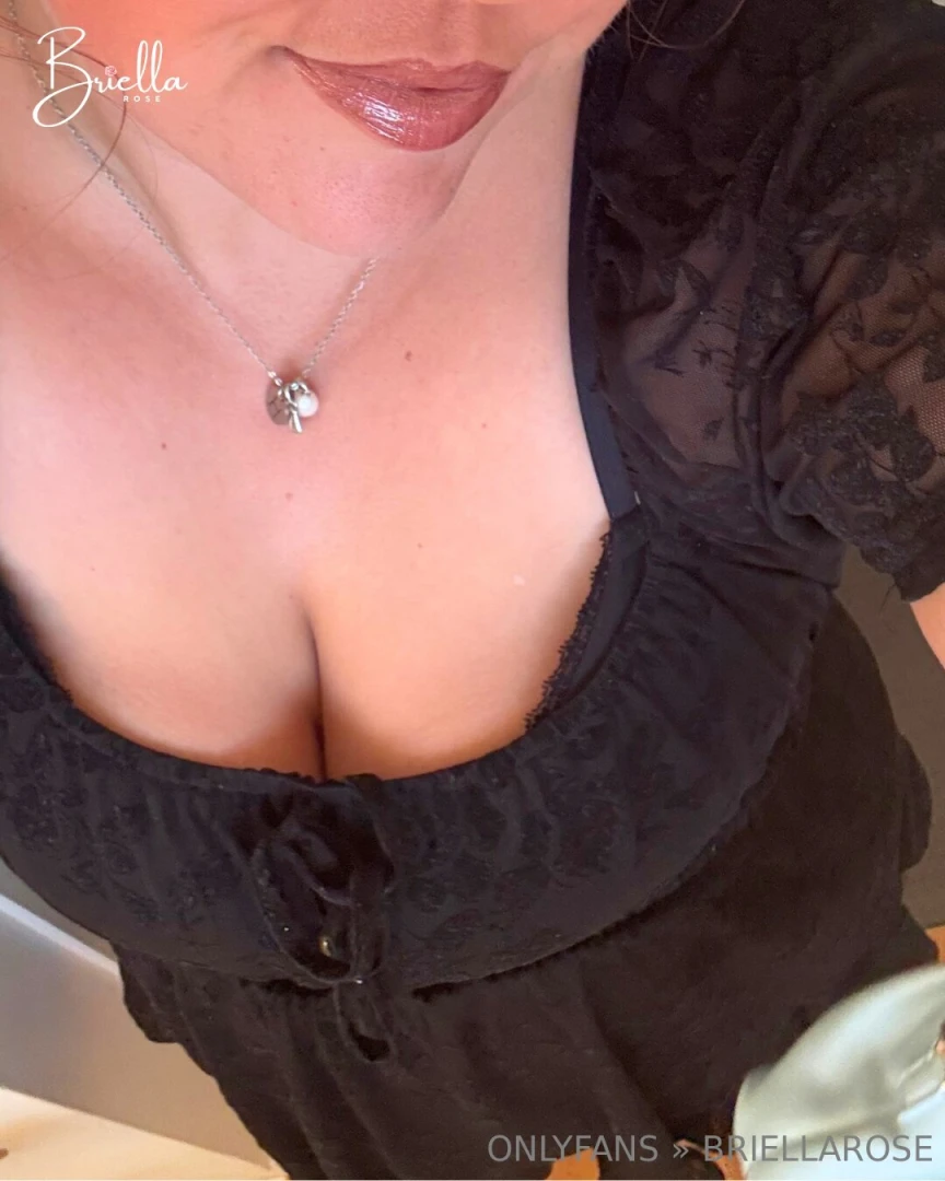 Glossed lips black dress sinful intentions do you think you could 