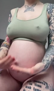 Tried on an old top that used to fit haha