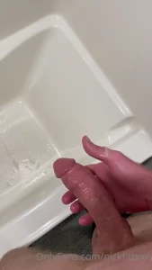 Check your inboxes full video of me taking a leak with a my hard dick