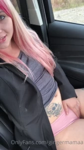 Ever get super horny in the car watch and see how wet my panties were