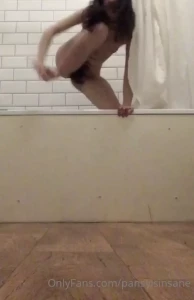 What if you entered the bathroom and i just crawled out the bathtub