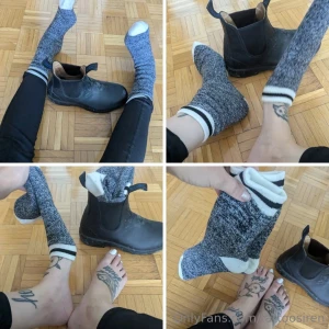 How do you think my feet smell after this winter sock removal